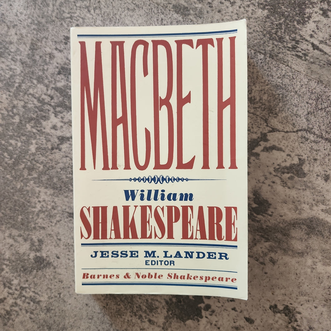 Macbeth - William Shakespeare (Barnes and Noble Shakespeare)